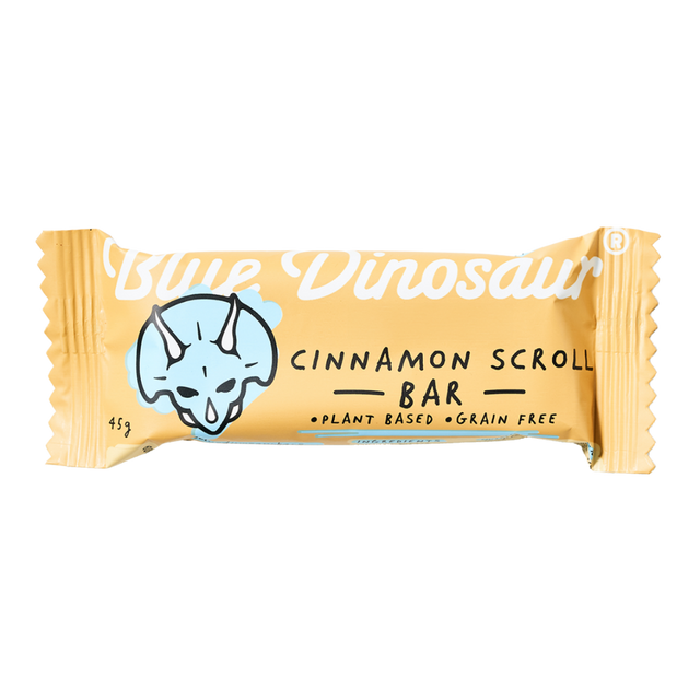 Blue Dinosaur - Energy Bar - Cinnamon Scroll