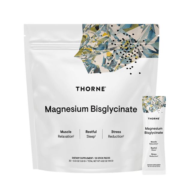 Thorne - Magnesium Bisglycinate Travel Packs - Unflavoured