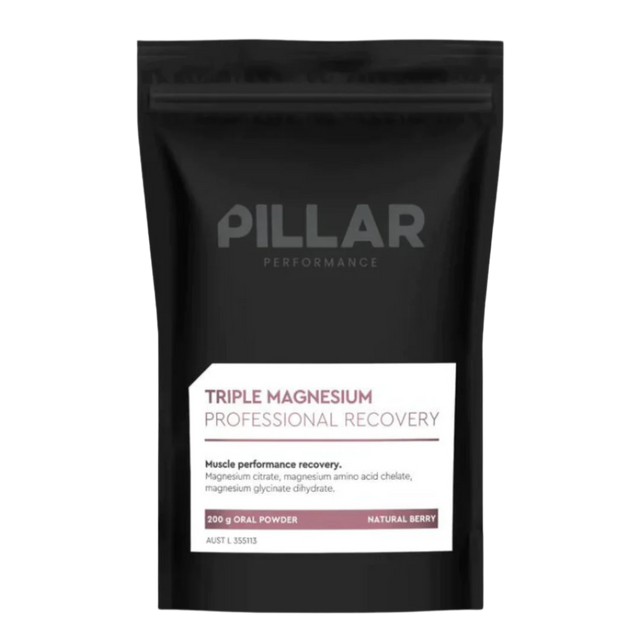 Pillar Performance - Triple Magnesium Recovery Powder - Natural Berry