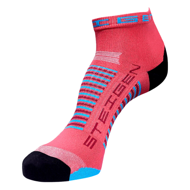 Steigen - Quarter Length Running Socks - Coral