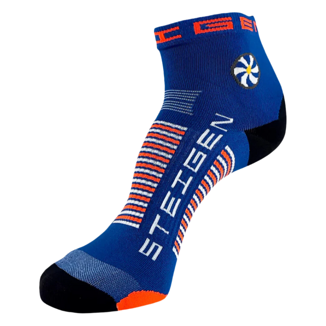 Steigen - Quarter Length Running Socks - Royal Blue