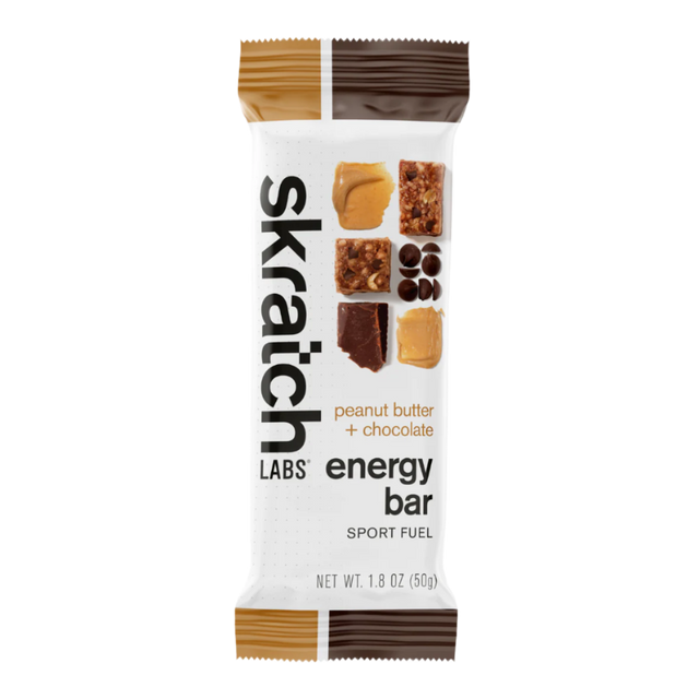 Skratch Labs Anytime Energy Bar – peanut butter and chocolate.