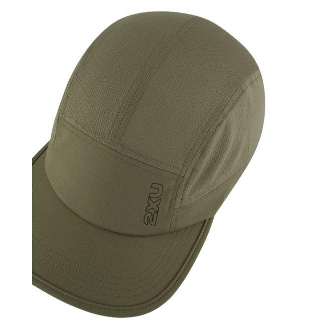 2XU - Light Speed Cap - Hunter Green/Black Reflective - Aid Station