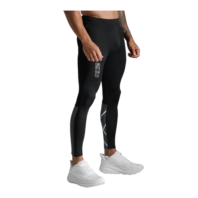 2XU-Mens-Light-Speed-React-Comp-Tights-Black-White