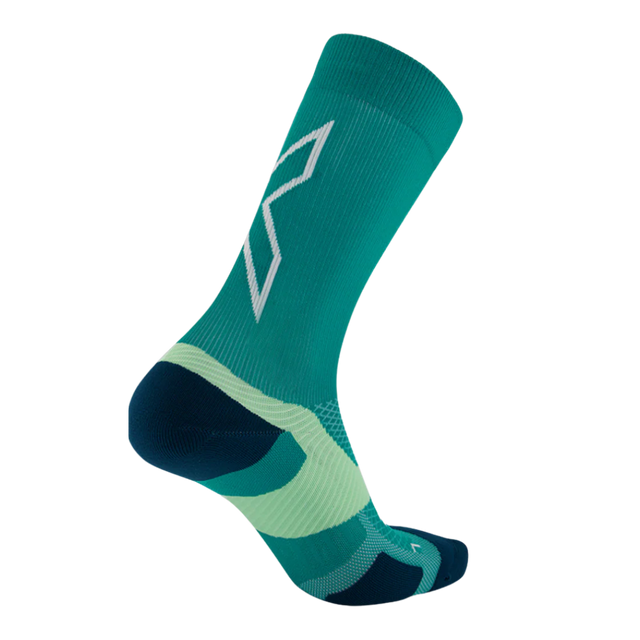 2XU-Vectr-Light-Cushion-Crew-Socks-green-back