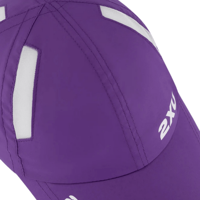 2XU - Run Cap - Purple Flash/White - Aid Station