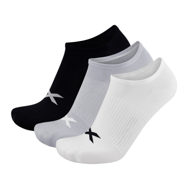 2XU - Invisible Sock 3 Pack - Three/Colour