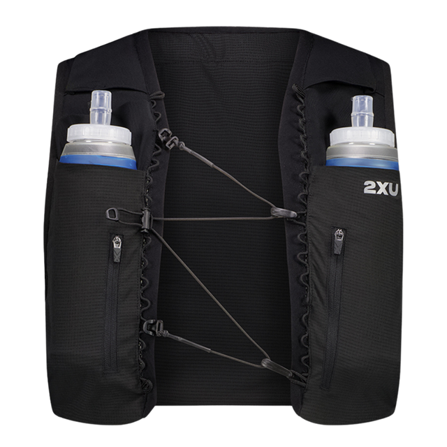 2XU - Run Hydration Vest - Black/Silver Reflective