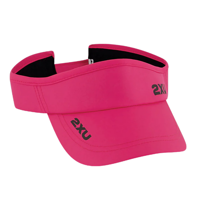 2xu-run-visor-fuchsia-black-side