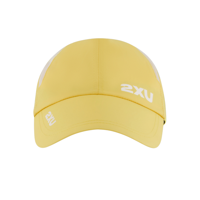 2XU - Run Cap - Pixel Lemon/White 