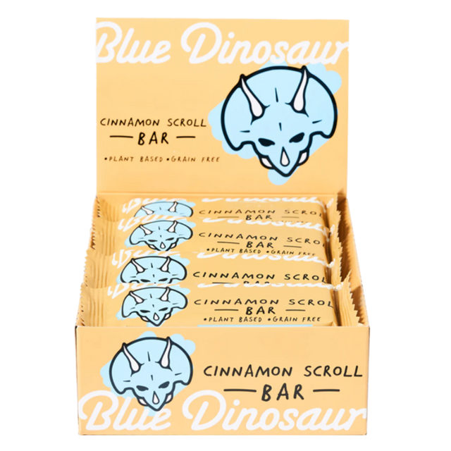 Blue Dinosaur - Energy Bar - Cinnamon Scroll 