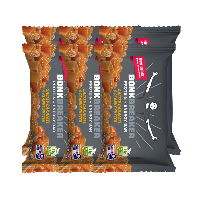 Bonk Breaker - Plant-Based Protein Bar - Salted Caramel & Peanut Butter 