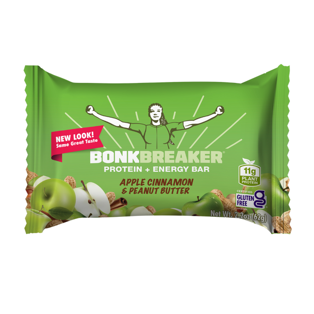 Bonk Breaker - Plant-Based Protein Bar - Apple Cinnamon & Peanut Butter (Coming Soon)