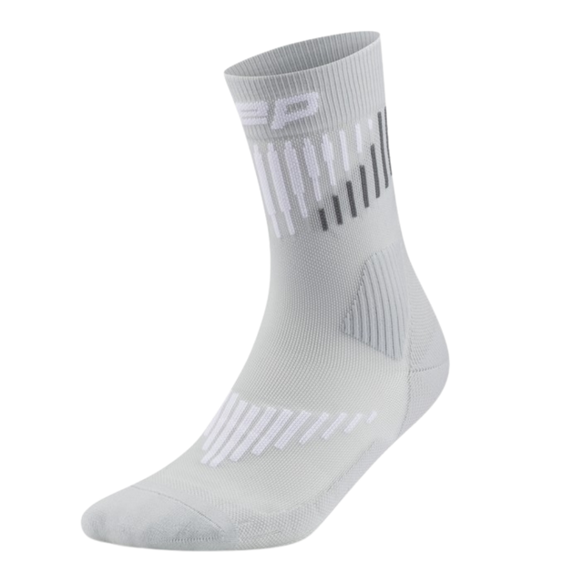 CEP-Core-Run-Merino-Mid-Cut-Grey-White-single