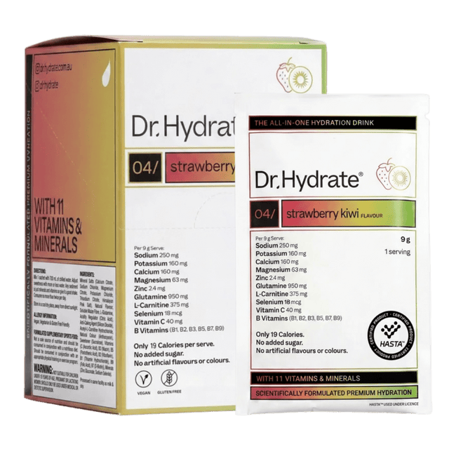 Dr. Hydrate - All-In-One Drink Sachet Box - Strawberry Kiwi - Aid Station