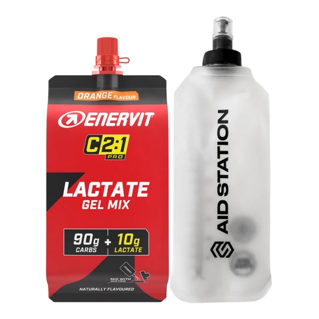 Enervit - C2:1PRO Lactate Gel Mix Soft Flask Bundle (1 Gel Mix)