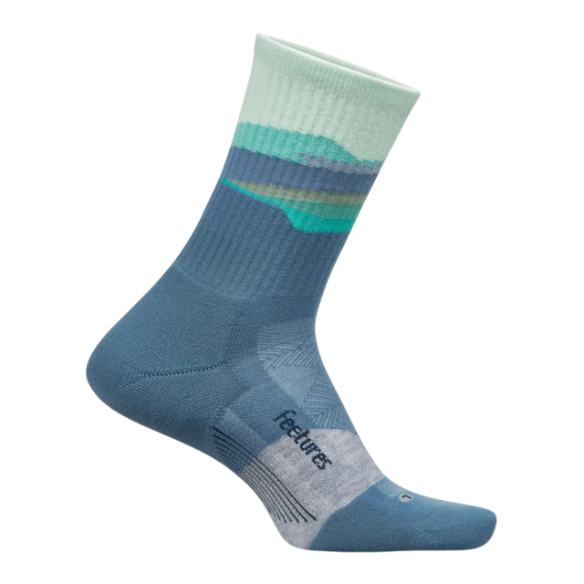 Feetures - Trail Max Cushion Mini Crew - Tectonic Blue - Aid Station