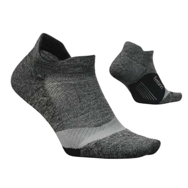 Feetures - Elite Light Cushion No-Show Tab - Gray