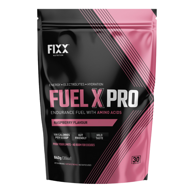 Fixx Nutrition - Fuel X Pro Endurance Drink Mix Bag - Raspberry (840g)