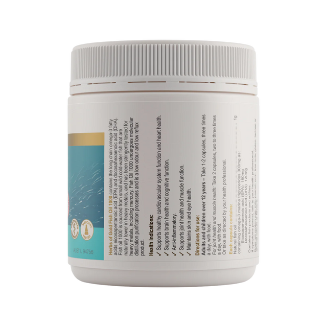 Herbs of Gold - Fish Oil 1000