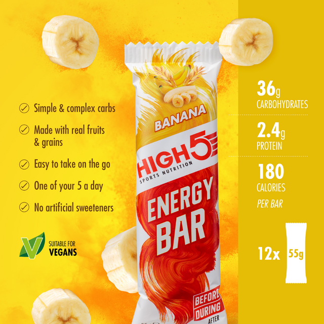 High5 - Energy Bar - Banana - Infograph