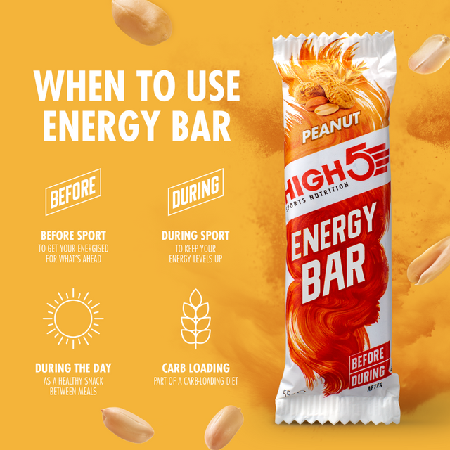 High5 - Energy Bar - Peanut - When To Use