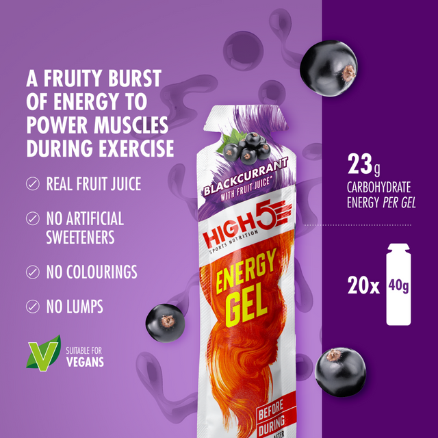 High5 - Energy Gel - Blackcurrant - Nutrition