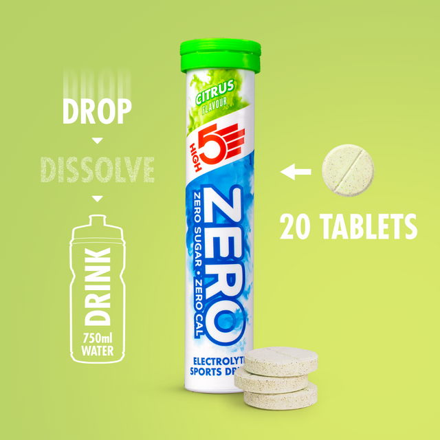 High5 - Hydration Tablets - ZERO - Citrus - Usage