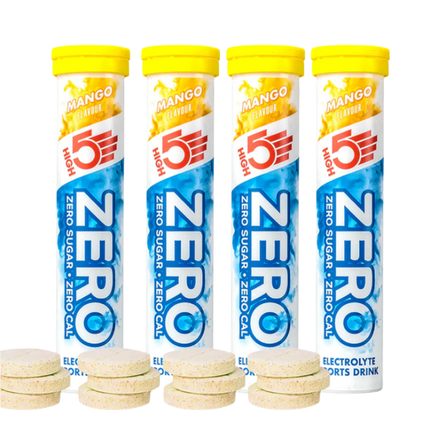 High5 - Hydration Tablets - ZERO - Mango - 4 Pack