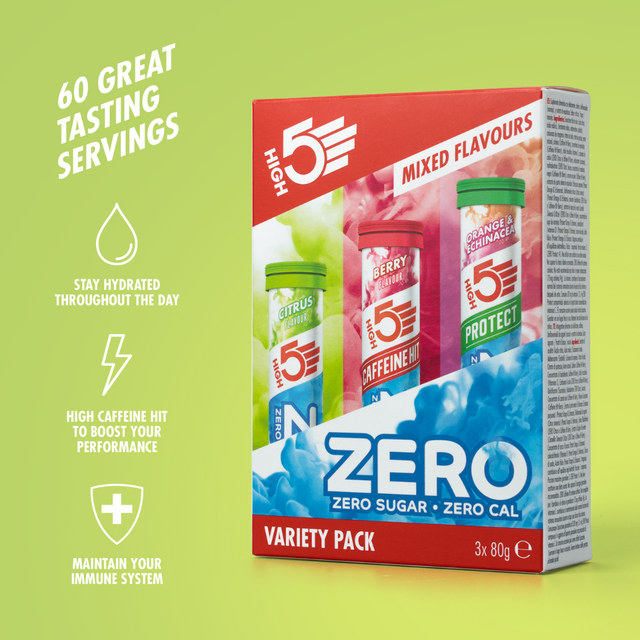 High5 - Hydration Tablets - ZERO - Variety Pack - Usage