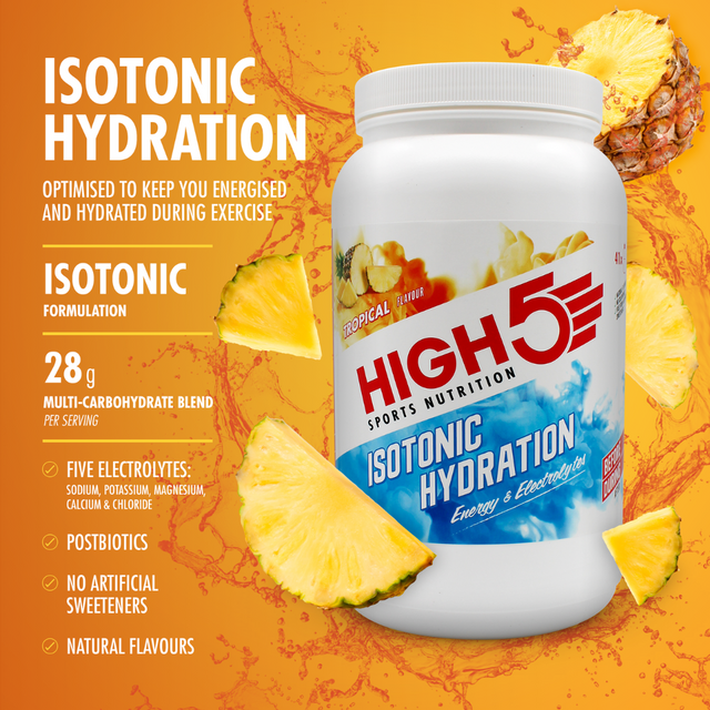 High5 - Isotonic Hydration Tub - Tropical (1.23kg) - Nutrition