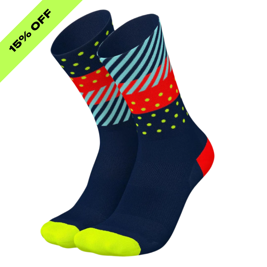 Incylence - Ultralight Wildness Long Sock - Navy Inferno