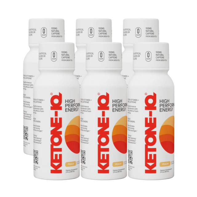 Ketone-IQ - Caffeine Shot - Peach