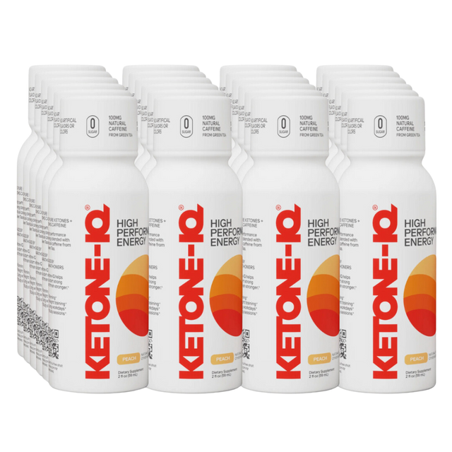 Ketone-IQ - Caffeine Shot - Peach