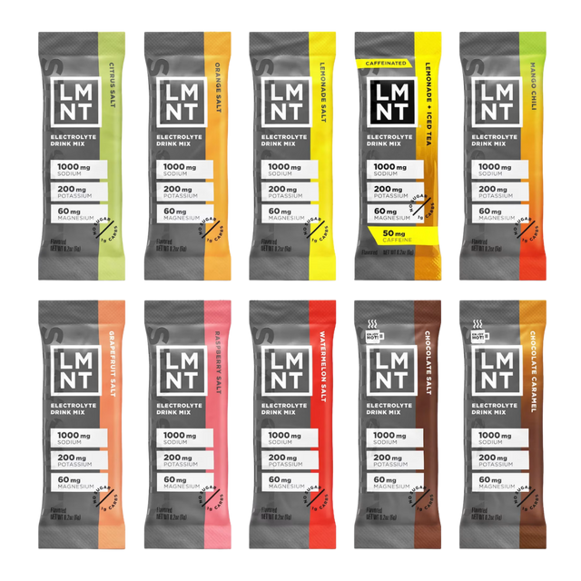 LMNT - Zero-Sugar Electrolytes - Variety Pack
