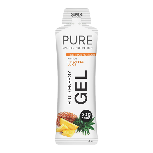 PURE Sports Nutrition - Fluid Energy Gels - Pineapple 30g