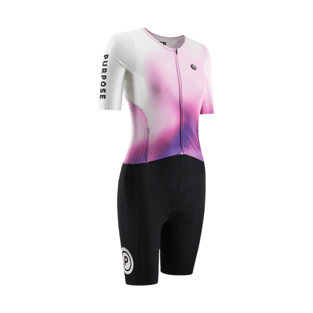 PURPOSE - Women's Borealis Hypermesh PRO+ ae Tri Suit - Plum - Aid Station