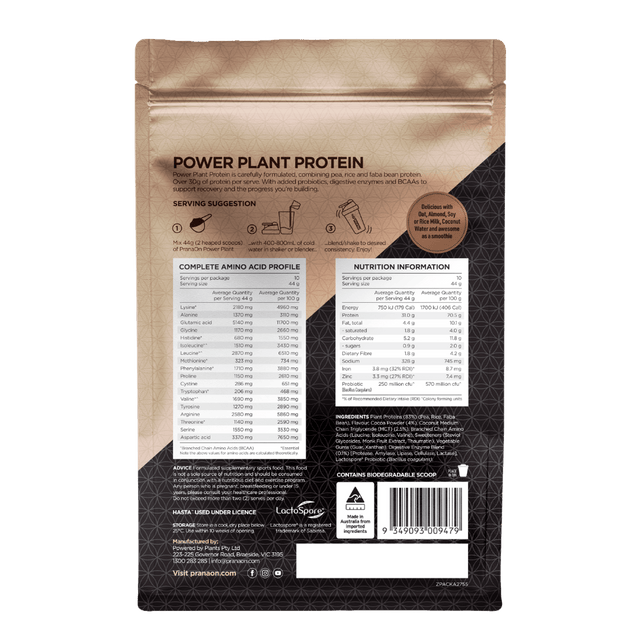 PranaOn - Power Plant Protein - Rich Chocolate - Aid Station