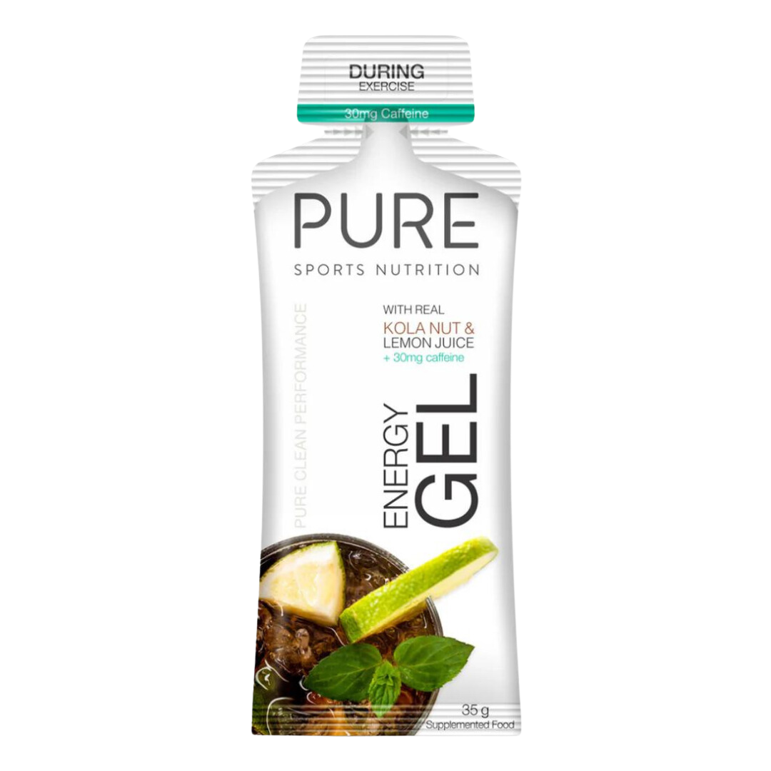 Pure Sports Nutrition - Energy Gels - Kola Nut & Lemon Juice (with caffeine)