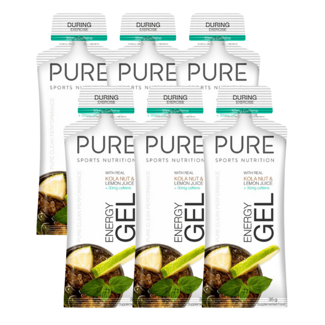 Pure Sports Nutrition - Energy Gels - Kola Nut & Lemon Juice (with caffeine)