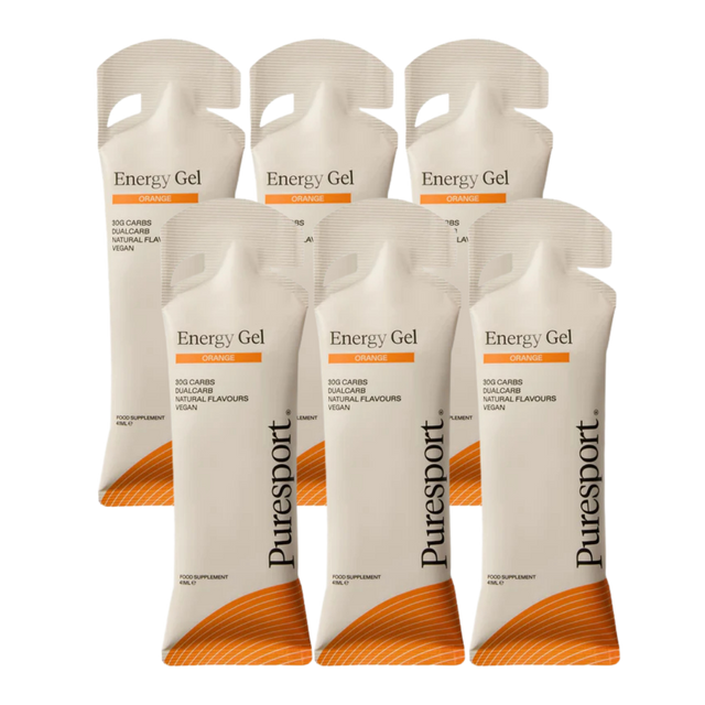 Puresport - Energy Gels - Orange (Pack of 6)
