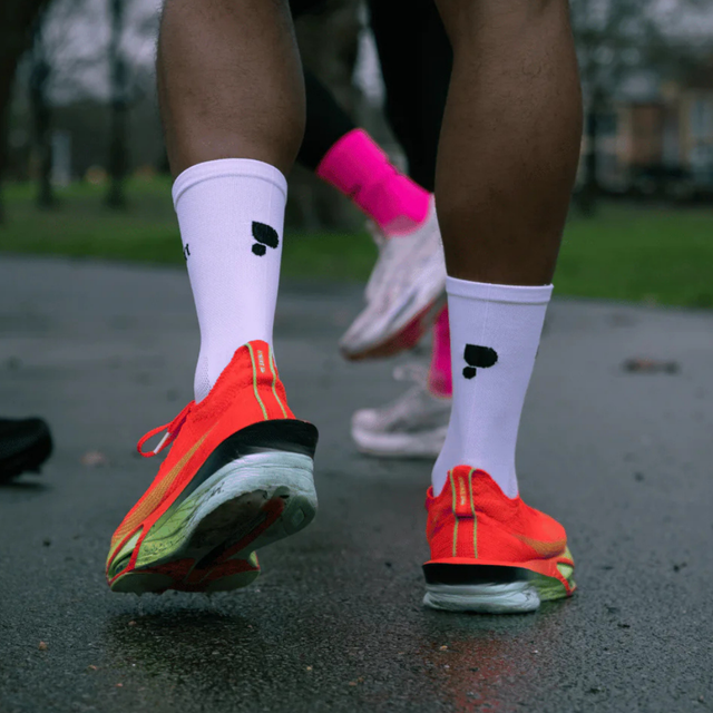 Puresport - Performance Running Socks - White (Lifestyle Back)