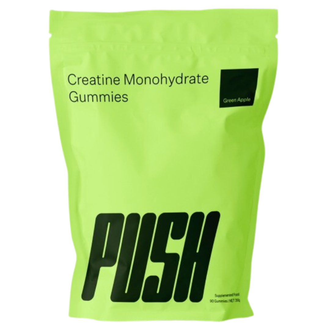 PUSH - Creatine Monohydrate Gummies - Green Apple