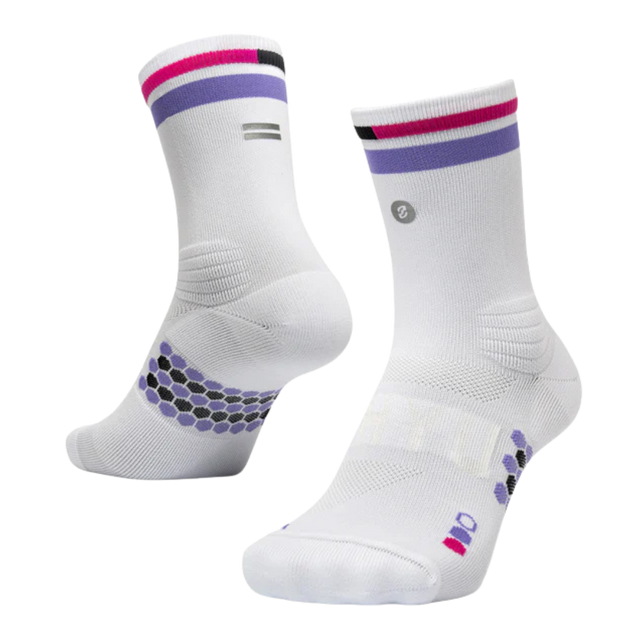 SHYU - Racing Socks - White/Lavender/Magenta