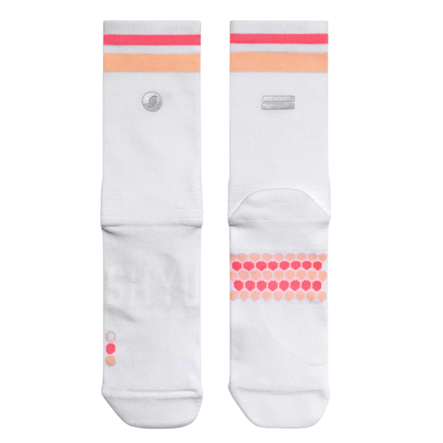 SHYU - Racing Socks - White/Peach/Melon - Flat