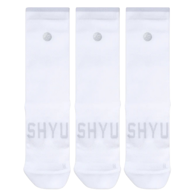SHYU - Training Socks Crew 3 Pack - White