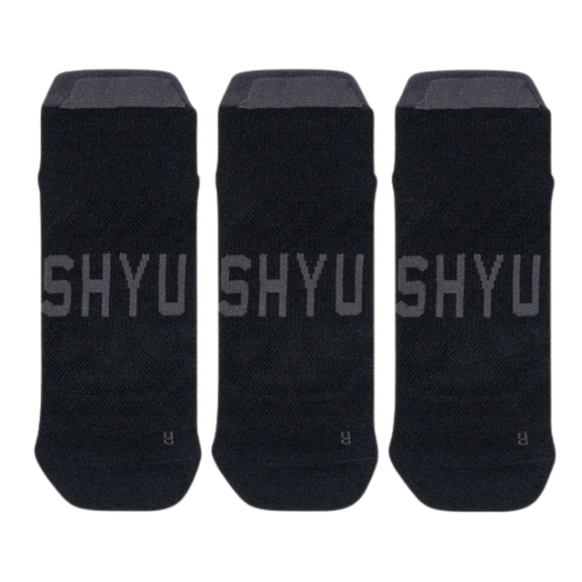 SHYU - Training Socks Tab 3 Pack - Black - Aid Station
