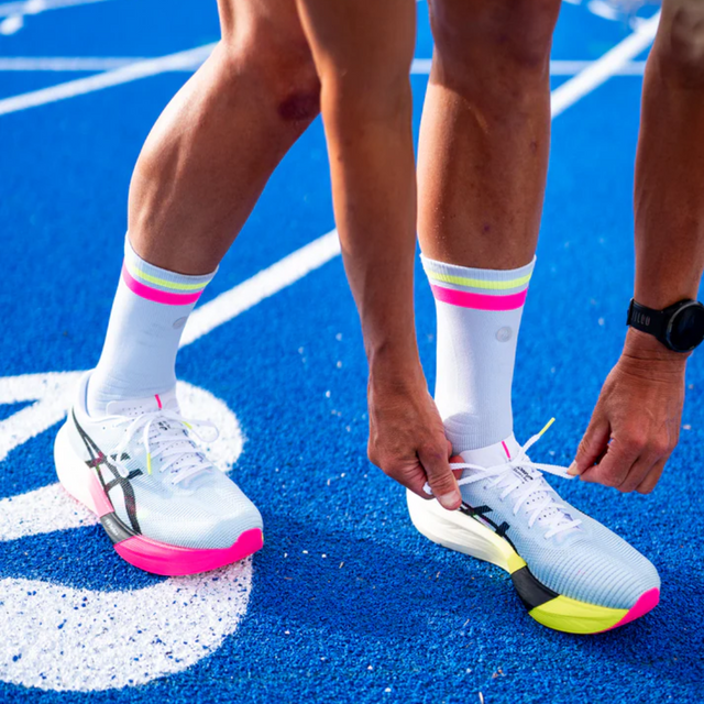 SHYU - Racing Socks - Sky/Pink/Neon
