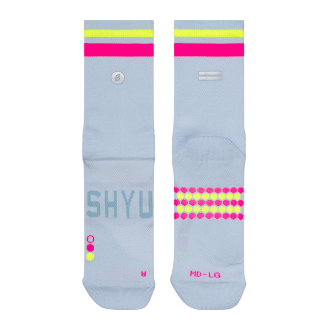 SHYU - Racing Socks - Sky/Pink/Neon