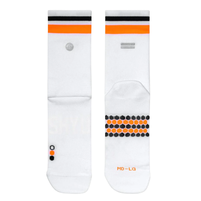 SHYU - Racing Socks - White/Orange/Black